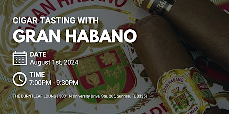 Gran Habano Cigar & Spirit Pairing Experience