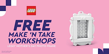 LEGO® Mother's Day Photo Frame Make 'N Take Workshops. (Castle Towers)