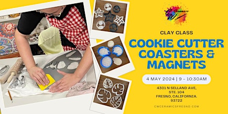 Clay Class: Cookie Cutter Coasters and Magnets