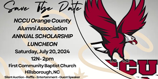 NCCUAA Orange County Annual Scholarship Luncheon primary image