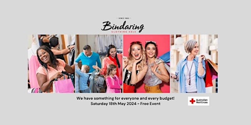 Imagem principal do evento Bindaring Clothing Sale