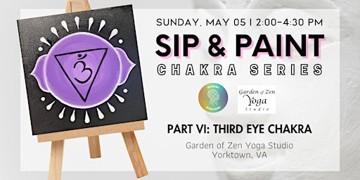 Image principale de Sip & Paint Chakra Series - Part 6: Third Eye Chakra!
