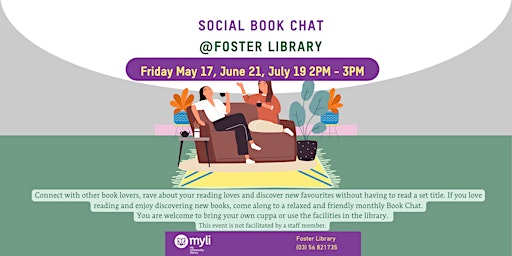 Immagine principale di Foster Library Social Book Chat 