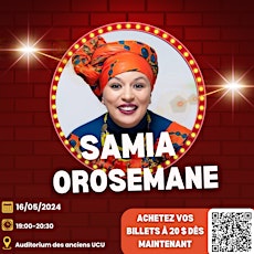 Soirée comedie avec Samia Orosemane | Comedy evening with Samia Orosemane