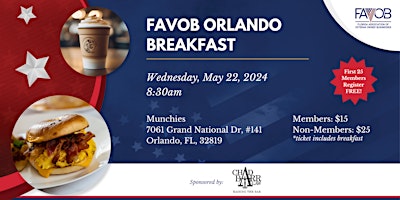 Imagem principal do evento FAVOB Orlando Breakfast
