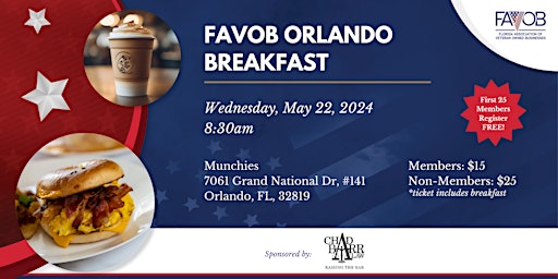 FAVOB Orlando Breakfast  primärbild