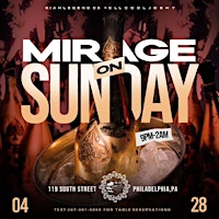 MIRAGE on SUNDAYS • RSVP for FREE Drink primary image