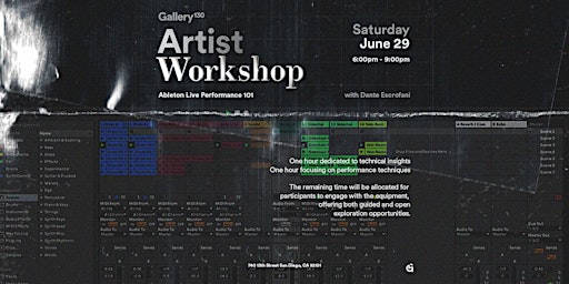 Imagem principal do evento Gallery 130: Artist Workshop