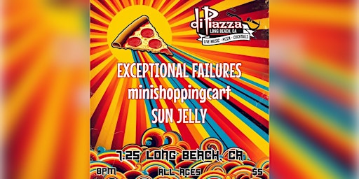 Imagem principal do evento Exceptional Failures • minishoppingcart • Sun Jelly