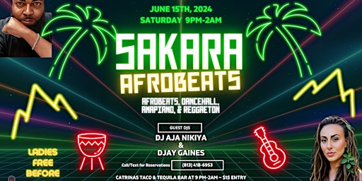 Image principale de SAKARA: Afrobeats Night!