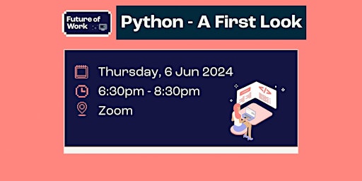 Imagem principal do evento Python – A First Look | Future of Work