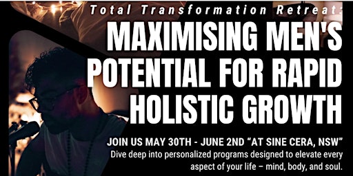 ALL MEN'S Total Transformation Retreat primary image