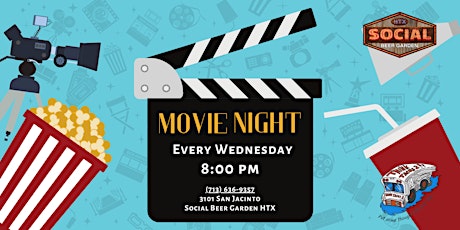 Movie Night at Social Beer Garden HTX