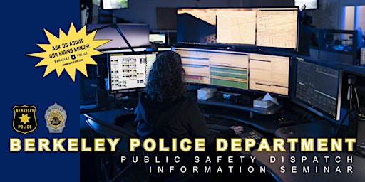 Image principale de Berkeley Police Department Public Safety Dispatch Information Seminar