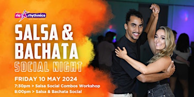 Hauptbild für Friday Night Salsa + Bachata Social // with Salsa Social Combos Workshop