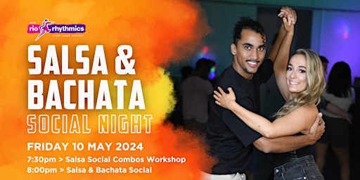 Friday Night Salsa + Bachata Social // with Salsa Social Combos Workshop primary image