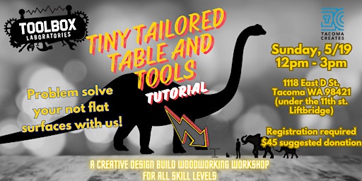 Creative design/build woodworking workshop!
