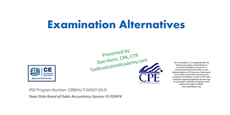 Exam Alternatives