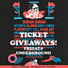 UNDERGROUND w/CRUEL WORLD TIX + DJ Larry G. & Jeffery The DJ Returns!