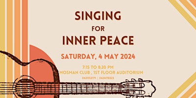 SINGING FOR INNER PEACE primary image