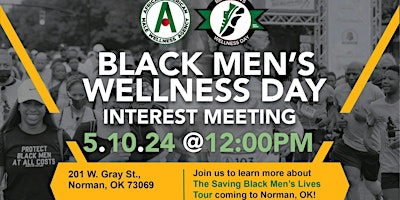 Imagem principal do evento Black Mens Wellness Day Interest Meeting