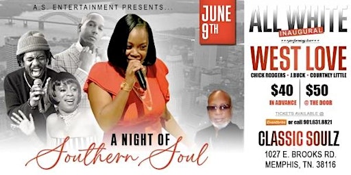 Hauptbild für A Night of Southern Soul All White Inaugural