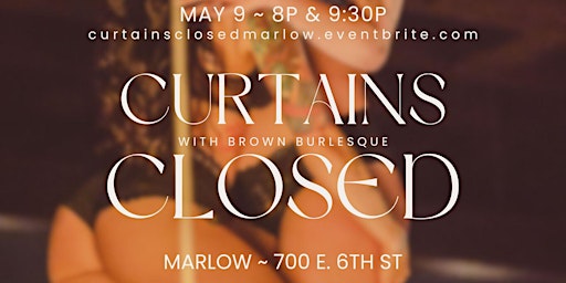Imagem principal do evento Curtains Closed