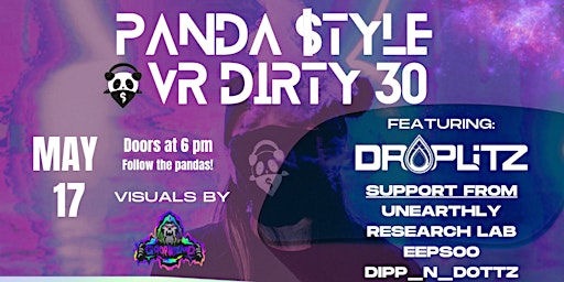 Imagem principal do evento Panda $tyle VR Dirty 30