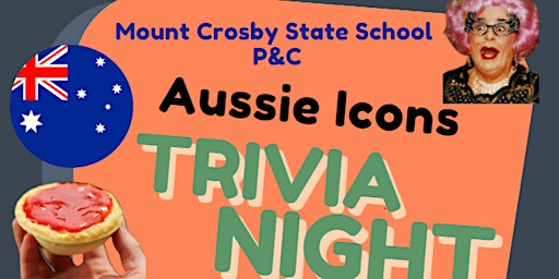 Imagem principal do evento MCSS Australian Icons - Trivia Night