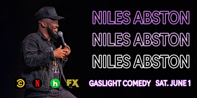 Imagem principal do evento Gaslight Comedy presents Niles Abston