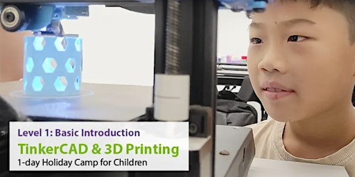 Level 1: Basic Introduction to TinkerCAD + 3D Printing primary image