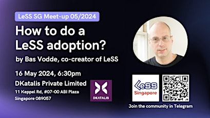 How to do a LeSS adoption by Bas Vodde