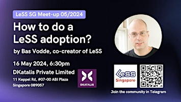 Imagen principal de How to do a LeSS adoption by Bas Vodde