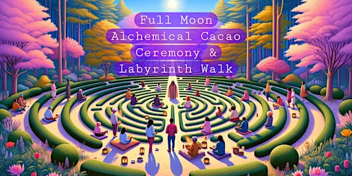 Primaire afbeelding van Full Moon Alchemical Cacao Ceremony & Labyrinth Walk
