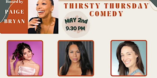 Primaire afbeelding van THURSDAY STANDUP COMEDY SHOW: THIRSTY THURSDAY SHOW @THE HOLLYWOOD COMEDY