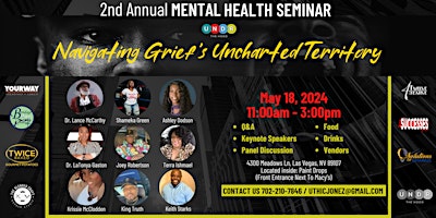 Imagem principal do evento 2nd Annual Mental Health Seminar: Navigating Grief's Uncharted Territory