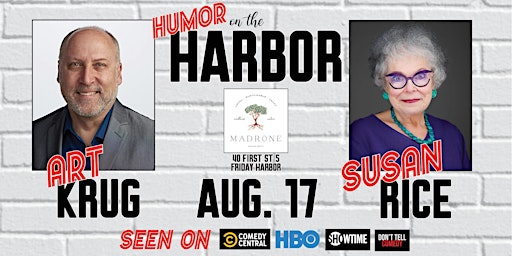 Imagem principal de Humor on the Harbor: Susan Rice & Art Krug!