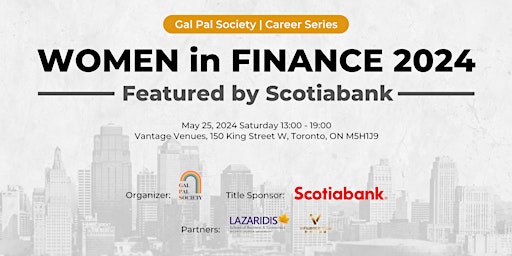 Image principale de G.P.S. Women in Finance Featured by Scotiabank