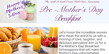 Pre-Mother's Day  Breakfast