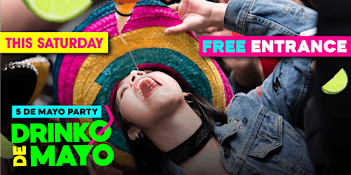 Hauptbild für This Saturday • Drinko de Mayo Party @ Carbon Lounge • Free guest list