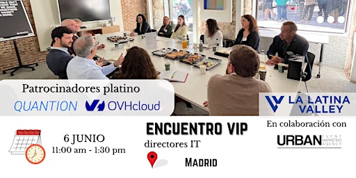 Imagem principal de Encuentro VIP entre CIOs, CTOs y CISOs en Madrid