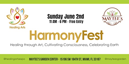 Immagine principale di HarmonyFest Miami 2024 by Healing Arts 