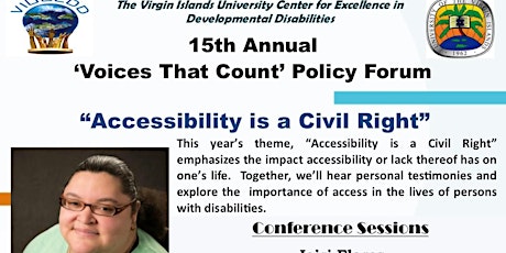  VIUCEDD's 15th Annual 'Voices That Count' Public Policy Forum- St Thomas