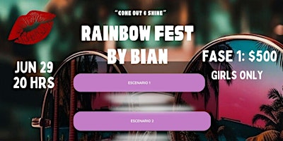 Imagem principal do evento RAINBOW FEST BY BIAN