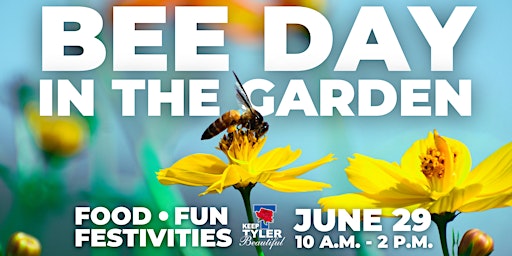 Imagem principal do evento Bee Day in the Garden Vendor/Sponsor Application 2024