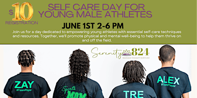 Primaire afbeelding van Self Care Day For Young Male Athletes Registration