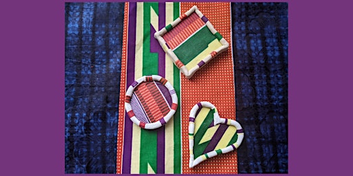 Primaire afbeelding van Mindful session - African fabric with air-dry clay
