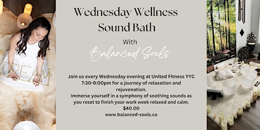 Imagem principal do evento Wednesday Wellness Sound Bath