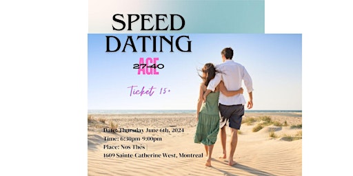 Imagem principal do evento Speed Dating in Montreal CENTRAL| STRAIGHT AGE 27-40 | Host By Love Connect