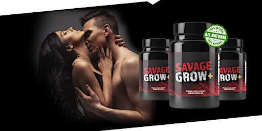 Savage Grow Plus Pills for Men Dietary Supplement (60 Capsules) primary image